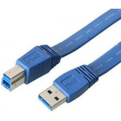 Câble USB AM/BM 10 m pour...